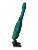 Компактная смарт секс-машина Zalo – Sesh Turquoise Green, 2 насадки, пульт ДУ, кристалл Swarovski || Компактна смарт секс-машина Zalo – Sesh Turquoise Green, 2 насадки, пульт ДК, кристал Swarovski