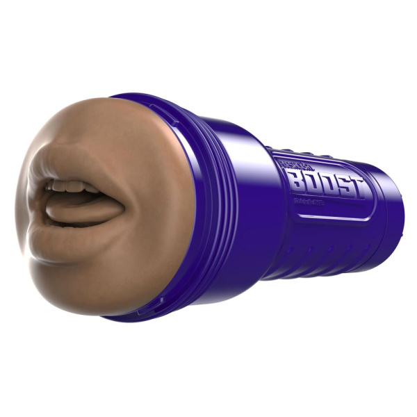Мастурбатор-ротик Fleshlight Boost Blow Medium Dark Flesh с плавающими кольцами