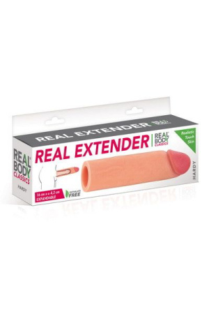 Насадка на член Real Body — Real Extender HARDY с открытой головкой || Насадка на член Real Body — Real Extender HARDY з відкритою головкою