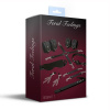 Набор Feral Feelings BDSM Kit 7 Black, наручники, поножи, коннектор, маска, паддл, кляп, зажимы || Набір Feral Feelings BDSM Kit 7 Black, наручники, поножі, конектор, маска, падл, кляп, затискачі