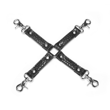 Набор Liebe Seele Temptation Bondage 8pcs Kit, фиксаторы, ошейник с поводком, кляп, флоггер, маска || Набір Liebe Seele Temptation Bondage 8pcs Kit, фіксатори, нашийник з повідцем, кляп, флогер, маска