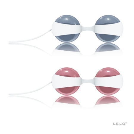 Набор вагинальных шариков LELO Beads, диаметр 3,5 см, изменяемая нагрузка, 2х28 и 2х37 г || Набір вагінальних кульок LELO Beads, діаметр 3,5 см, змінне навантаження, 2х28 та 2х37 г
