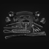 Набор Liebe Seele Temptation Bondage 8pcs Kit, фиксаторы, ошейник с поводком, кляп, флоггер, маска || Набір Liebe Seele Temptation Bondage 8pcs Kit, фіксатори, нашийник з повідцем, кляп, флогер, маска