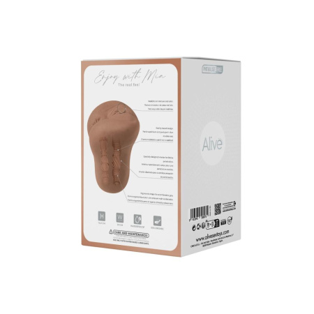 Мастурбатор Alive Mia Super Realistic Masturbator XL Caramel || Мастурбатор Alive Mia Super Realistic Masturbator XL Caramel