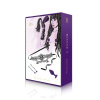 Романтический подарочный набор RIANNE S Ana's Trilogy Set II: пробка 2,7 см, лассо для сосков, маска || Романтичний подарунковий набір RIANNE S Ana's Trilogy Set II: силіконова анальна пробка 2,7 см, ласо