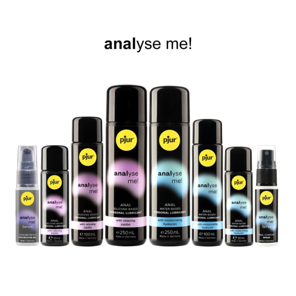 Анальный лубрикант pjur analyse me! Moisturising 100 мл, на водной основе, с гиалуроном