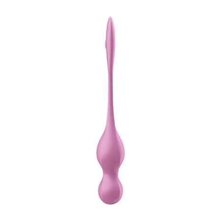 Вагинальные смарт-шарики с вибрацией Satisfyer Love Birds 1 Connect App Pink, 78 г || Вагінальні смарт-кульки з вібрацією Satisfyer Love Birds 1 Connect App Pink, 78 г