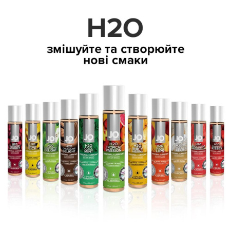 Смазка на водной основе JO H2O — Tropical Passion (30 мл) без сахара, растительный глицерин || Змазка на водній основі JO H2O — Tropical Passion (30 мл) без цукру, рослинний гліцерин