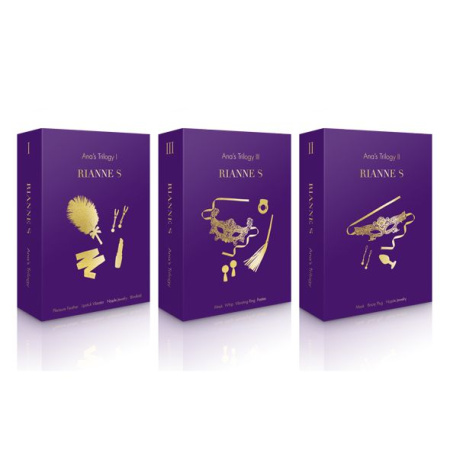 Романтический подарочный набор RIANNE S Ana's Trilogy Set III: эрекционное кольцо, ажурная маска || Романтичний подарунковий набір RIANNE S Ana's Trilogy Set III: ерекційне кільце, ажурна маска