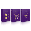 Романтический подарочный набор RIANNE S Ana's Trilogy Set II: пробка 2,7 см, лассо для сосков, маска || Романтичний подарунковий набір RIANNE S Ana's Trilogy Set II: силіконова анальна пробка 2,7 см, ласо