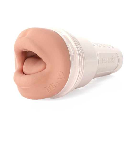 Мастурбатор-ротик Fleshlight Girls: Mia Malkova - Headshot, со слепка ротика, очень нежный