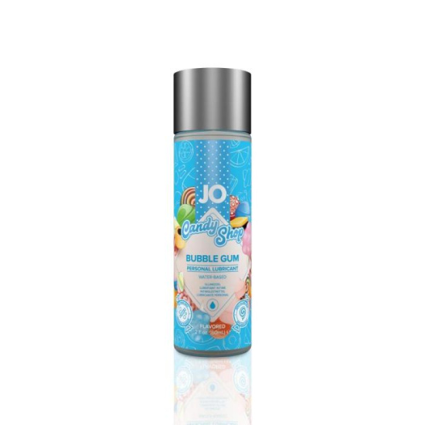 Лубрикант на водной основе JO H2O — Candy Shop — Bubblegum (60 мл) без сахара и парабенов